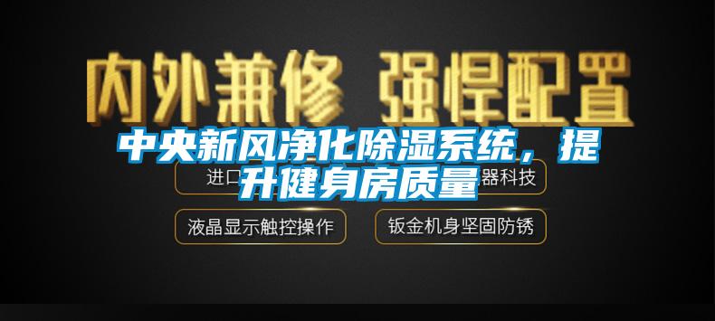 中央新风净化香蕉福利视频系统，提升健身房质量