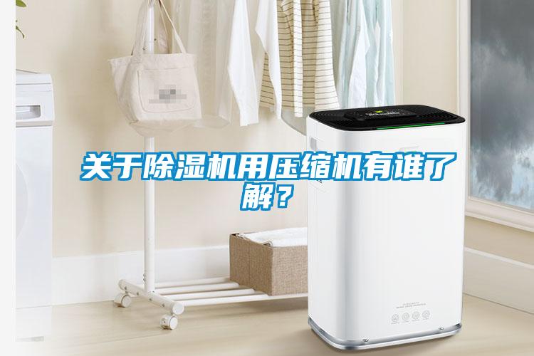 关于香蕉福利视频机用压缩机有谁了解？