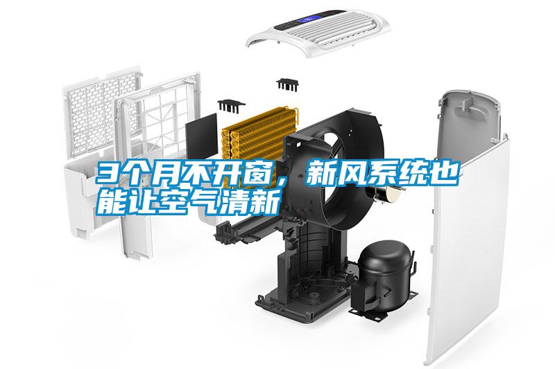 3个月不开窗，新风系统也能让空气清新