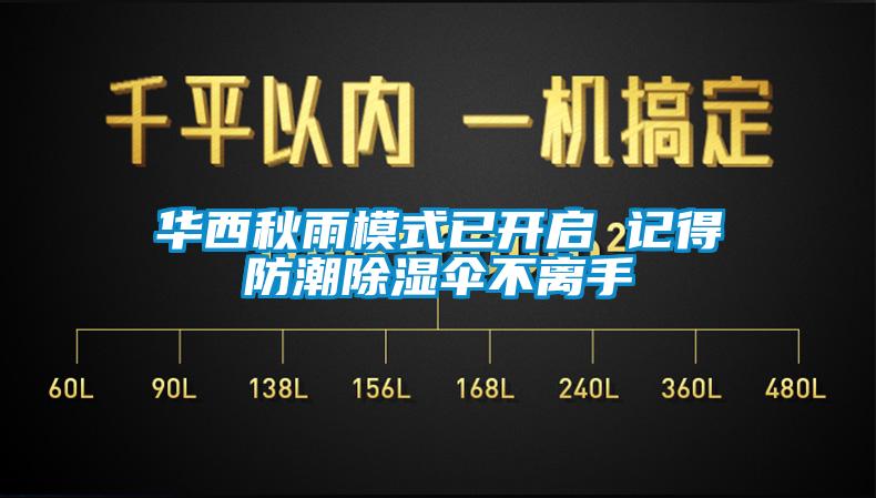 华西秋雨模式已开启 记得防潮香蕉福利视频伞不离手