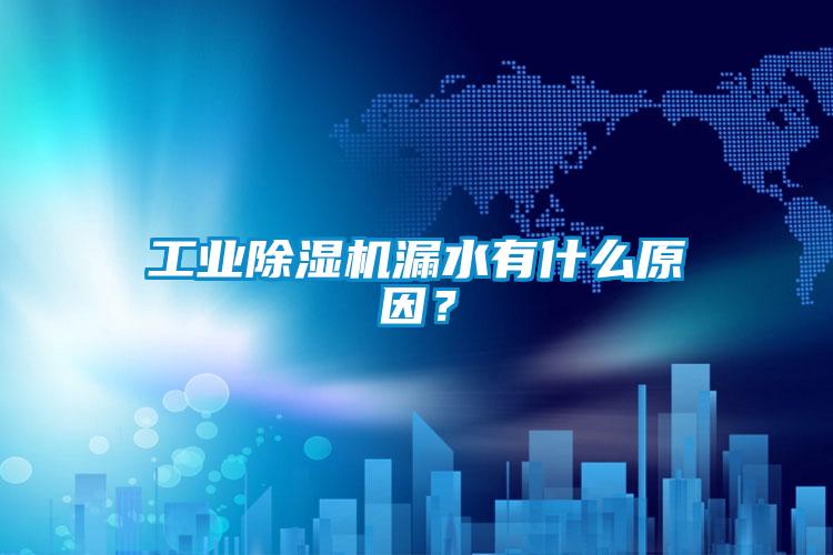 工业香蕉福利视频机漏水有什么原因？