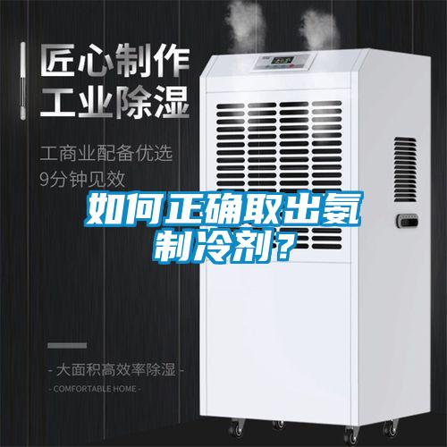 如何正确取出氨制冷剂？