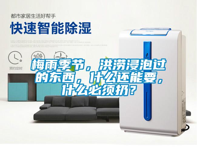 梅雨季节，洪涝浸泡过的东西，什么还能要，什么必须扔？