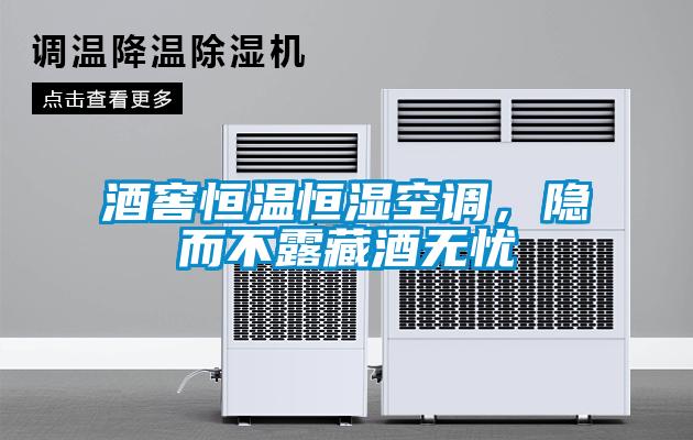 酒窖恒温恒湿空调，隐而不露藏酒无忧