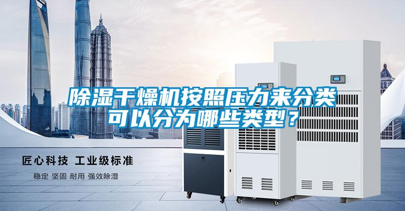 香蕉福利视频干燥机按照压力来分类可以分为哪些类型？