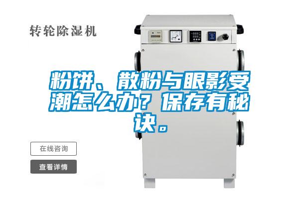 粉饼、散粉与眼影受潮怎么办？保存有秘诀。
