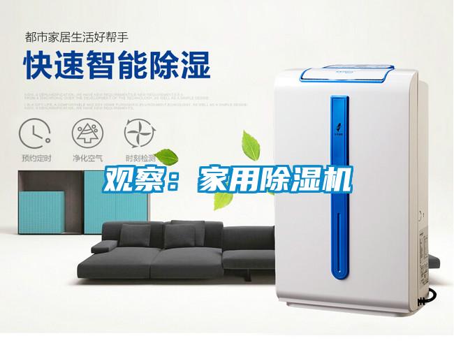观察：家用香蕉福利视频机