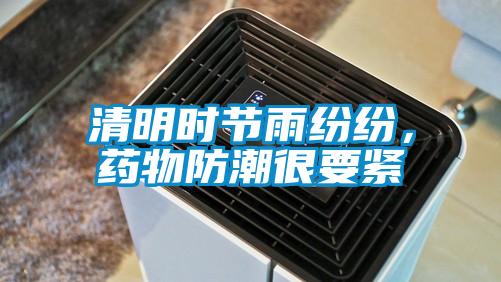 清明时节雨纷纷，药物防潮很要紧