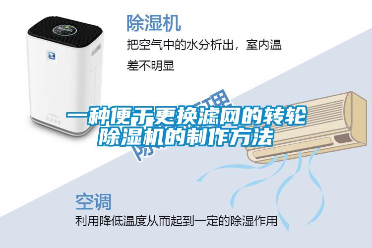 一种便于更换滤网的转轮香蕉福利视频机的制作方法