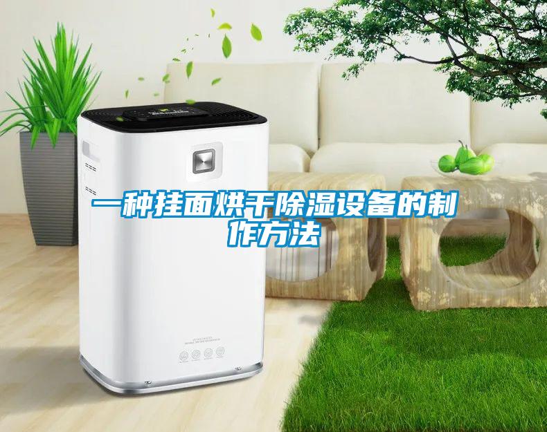 一种挂面烘干香蕉福利视频设备的制作方法