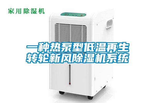 一种热泵型低温再生转轮新风香蕉福利视频机系统