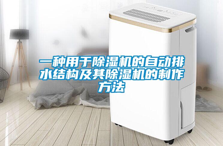 一种用于香蕉福利视频机的自动排水结构及其香蕉福利视频机的制作方法