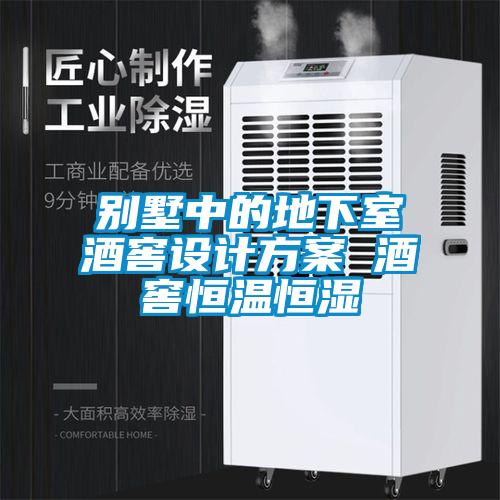 别墅中的地下室酒窖设计香蕉黄色APP网址 酒窖恒温恒湿