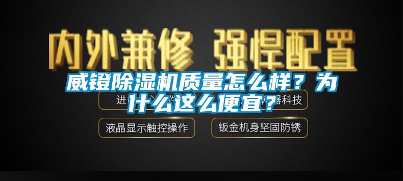 威镫香蕉福利视频机质量怎么样？为什么这么便宜？