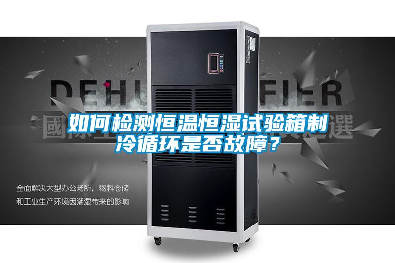 如何检测恒温恒湿试验箱制冷循环是否故障？