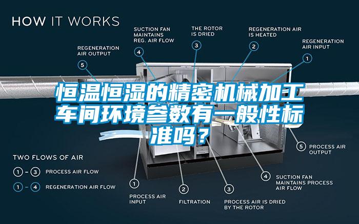 恒温恒湿的精密机械加工车间环境参数有一般性标准吗？