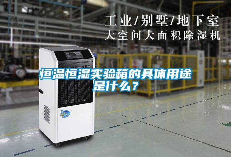 恒温恒湿实验箱的具体用途是什么？