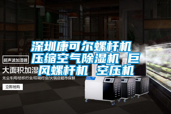 深圳康可尔螺杆机 压缩空气香蕉福利视频机 巨风螺杆机 空压机