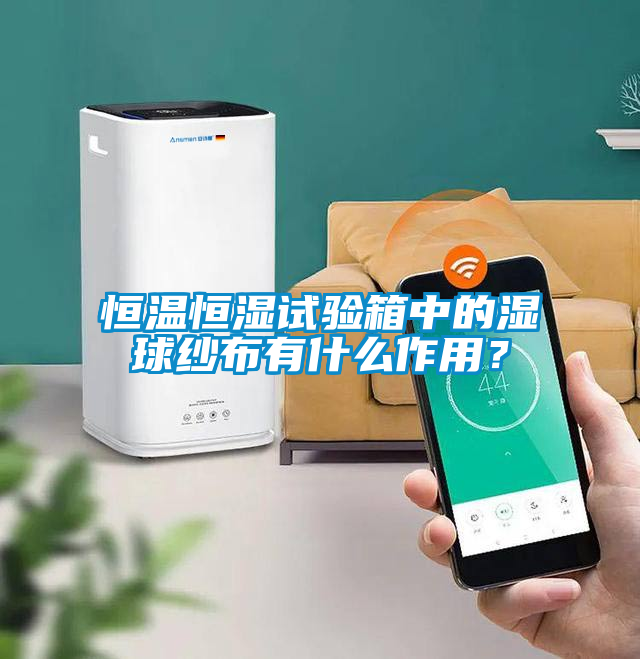 恒温恒湿试验箱中的湿球纱布有什么作用？