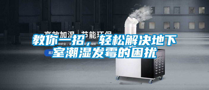 教你一招，轻松解决地下室潮湿发霉的困扰