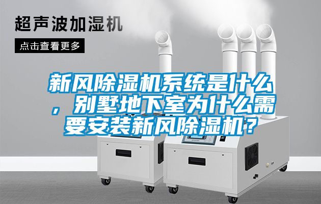 新风香蕉福利视频机系统是什么，别墅地下室为什么需要安装新风香蕉福利视频机？