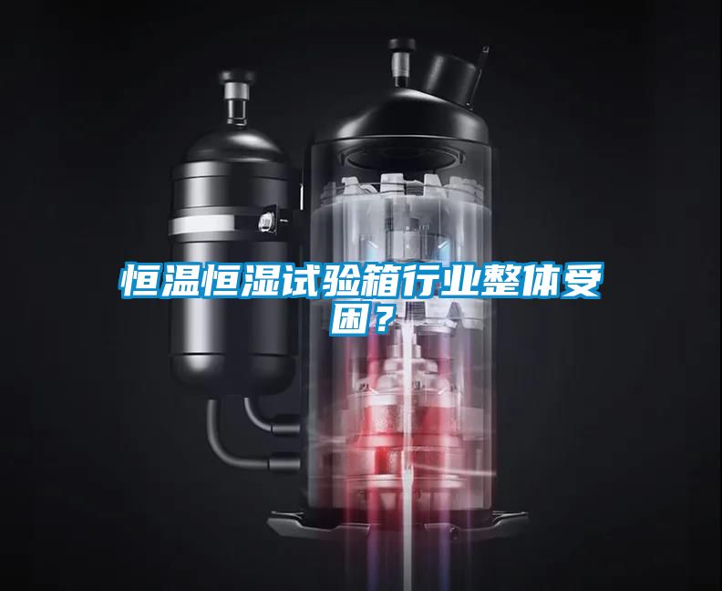 恒温恒湿试验箱行业整体受困？