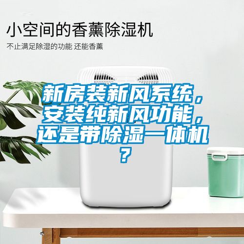 新房装新风系统，安装纯新风功能，还是带香蕉福利视频一体机？