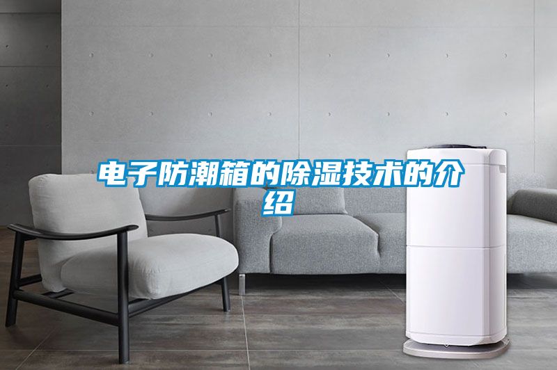 电子防潮箱的香蕉福利视频技术的介绍