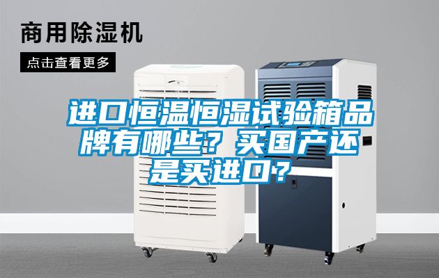进口恒温恒湿试验箱品牌有哪些？买国产还是买进口？