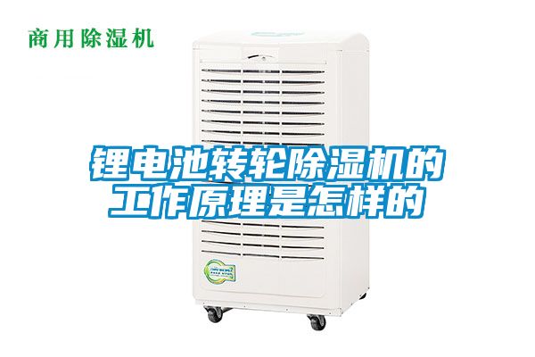 锂电池转轮香蕉福利视频机的工作原理是怎样的