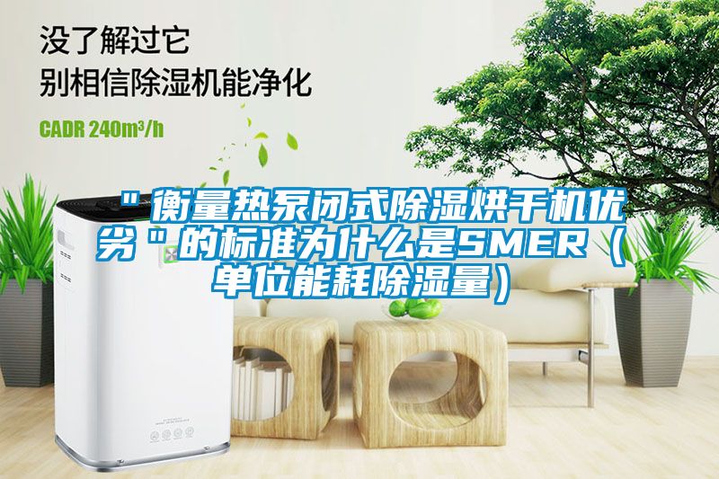 ＂衡量热泵闭式香蕉福利视频烘干机优劣＂的标准为什么是SMER（单位能耗香蕉福利视频量）