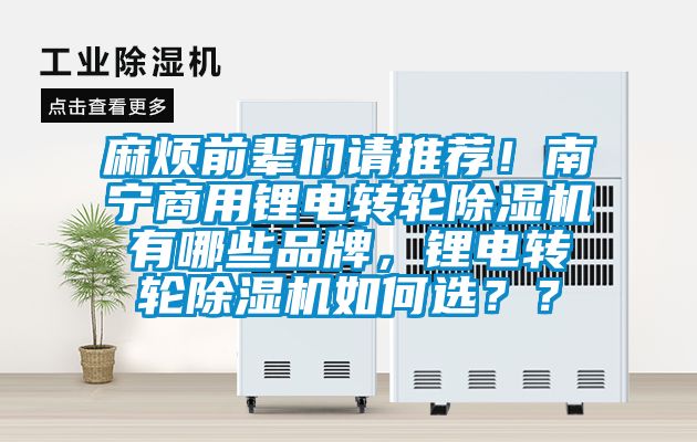 麻烦前辈们请推荐！南宁商用锂电转轮香蕉福利视频机有哪些品牌，锂电转轮香蕉福利视频机如何选？？