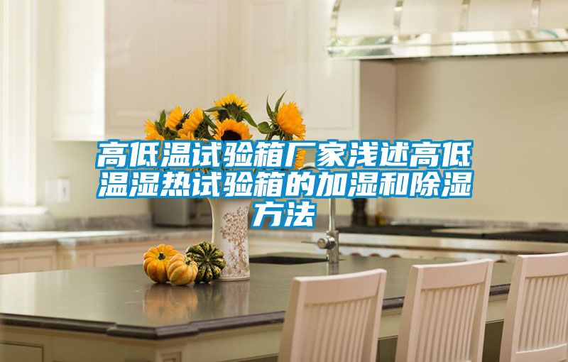 高低温试验箱厂家浅述高低温湿热试验箱的加湿和香蕉福利视频方法